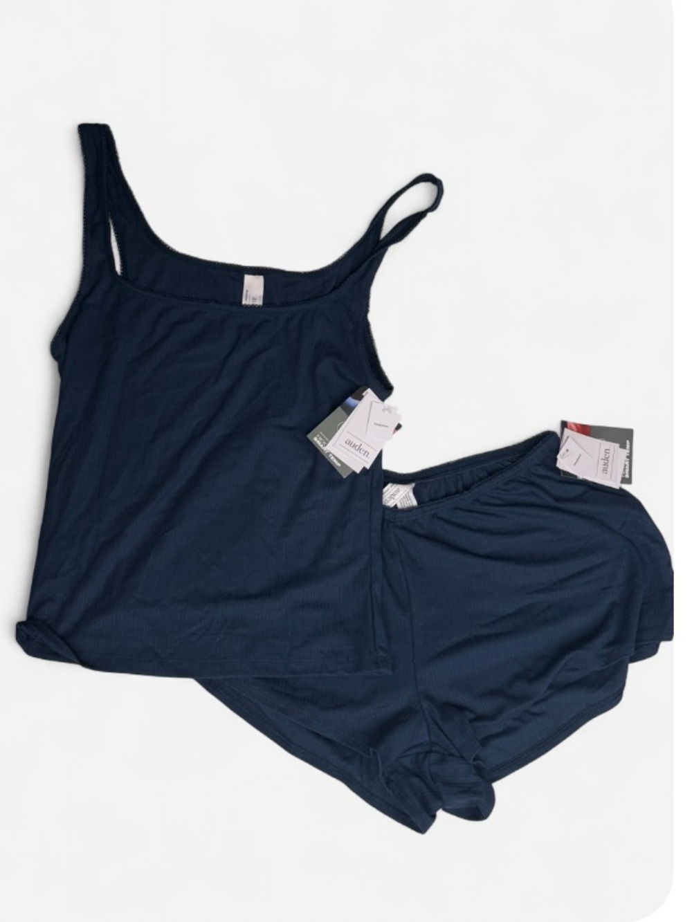 Target Auden Women's Ribbed Cooling Jersey Matching Pajama Set NWT
